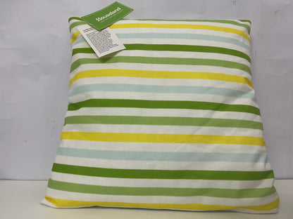 【Houseland Fresh Stripe Throw Pillow】—— Vibrant Accent for Comfort & Style
