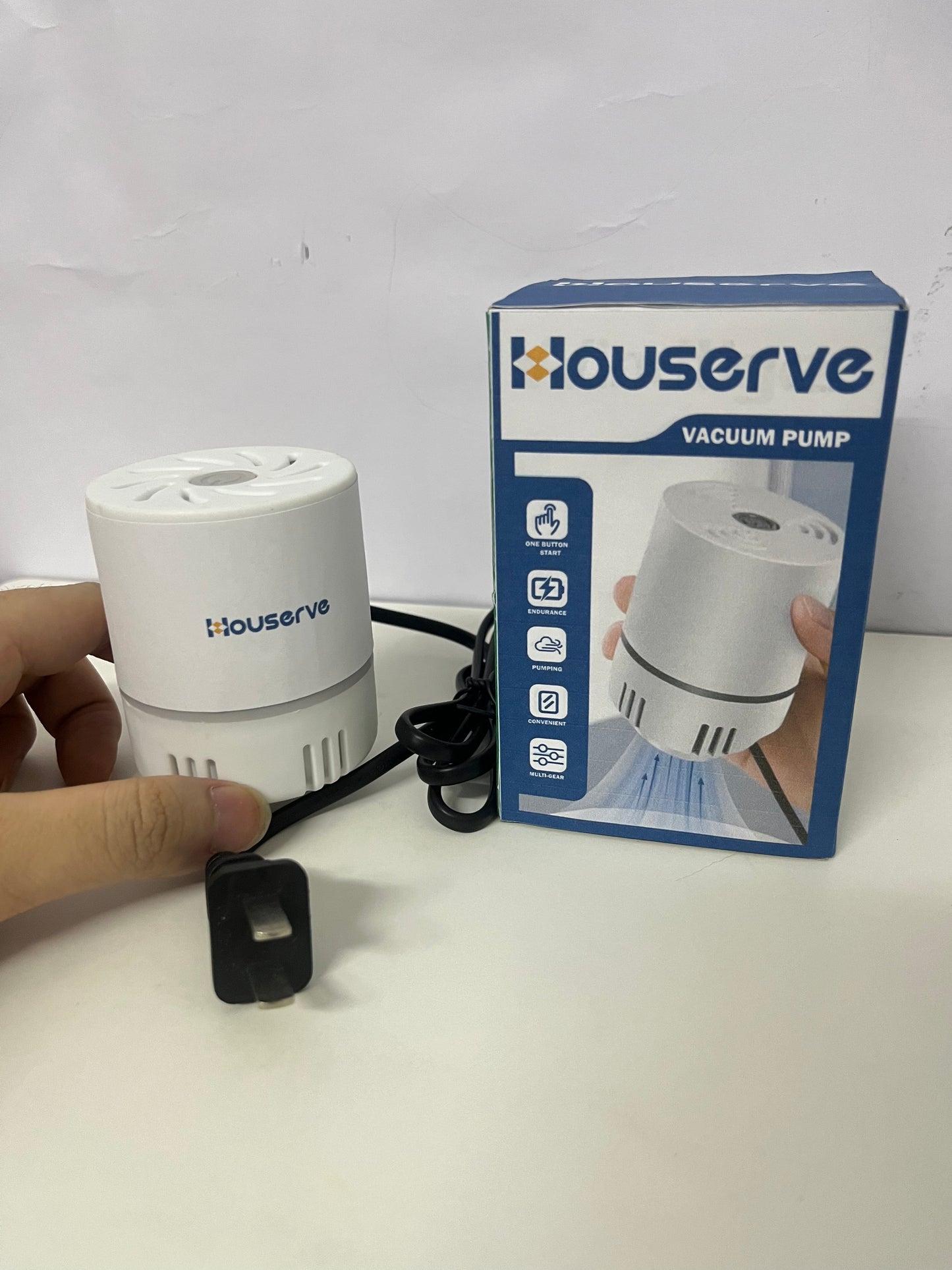 [Houserve Air compressors]-Plug-In Vacuum Pump - Electric Pump for Food Preservation & Clothing Storage