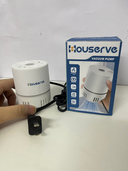 [Houserve Air compressors]-Plug-In Vacuum Pump - Electric Pump for Food Preservation & Clothing Storage