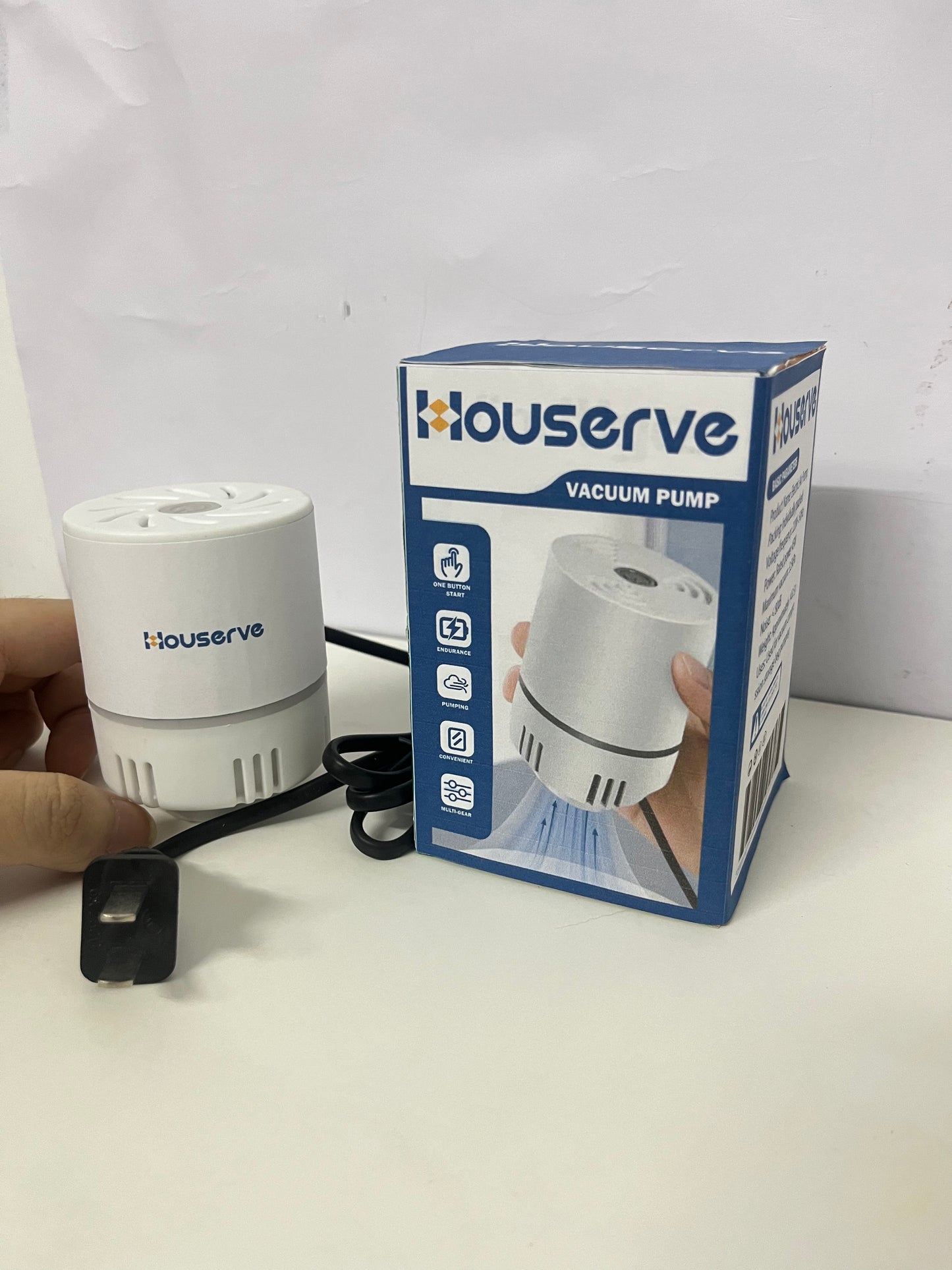 [Houserve Air compressors]-Plug-In Vacuum Pump - Electric Pump for Food Preservation & Clothing Storage