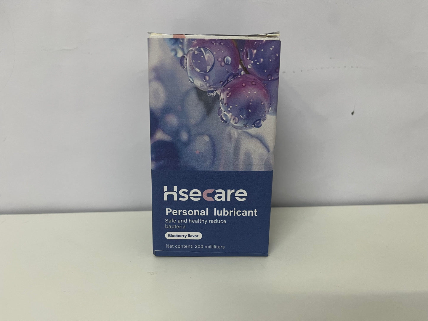 Hsecare Personal Lubricant, Bluebery Flavor, 200ml, Bacteria-Reducing, Intimate Comfort Sexual Lubricant