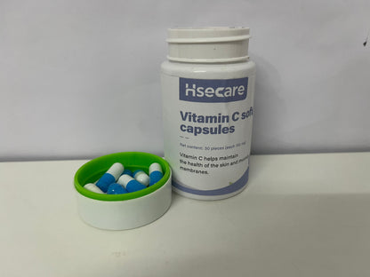 【Hsecare Vitamin C Soft Capsules】—— Daily Choice for Skin & Mucous Membrane Health