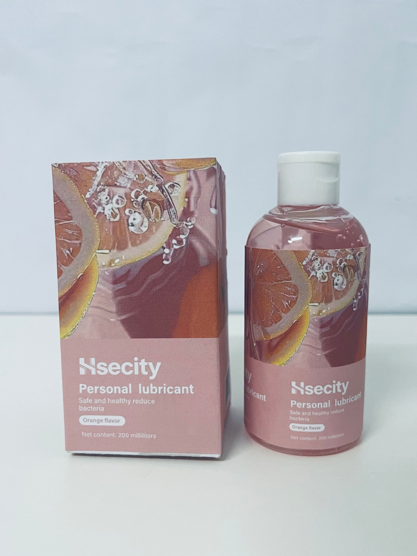 Hsecity Orange-Flavored Personal Lubricant Hydrating & Silky Safe & Bacteriostatic A Gentle Aid for Intimate Moments