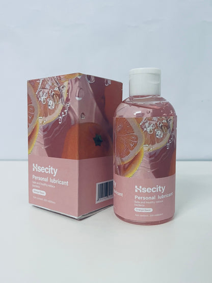 Hsecity Orange-Flavored Personal Lubricant Hydrating & Silky Safe & Bacteriostatic A Gentle Aid for Intimate Moments