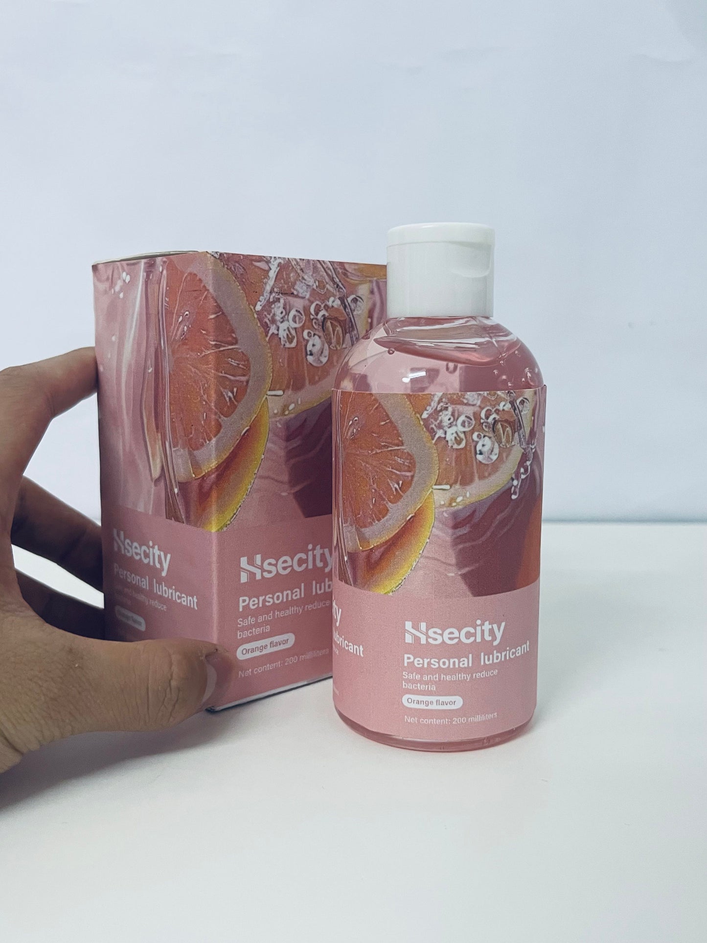 Hsecity Orange-Flavored Personal Lubricant Hydrating & Silky Safe & Bacteriostatic A Gentle Aid for Intimate Moments