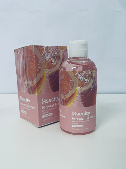 Hsecity Orange-Flavored Personal Lubricant Hydrating & Silky Safe & Bacteriostatic A Gentle Aid for Intimate Moments