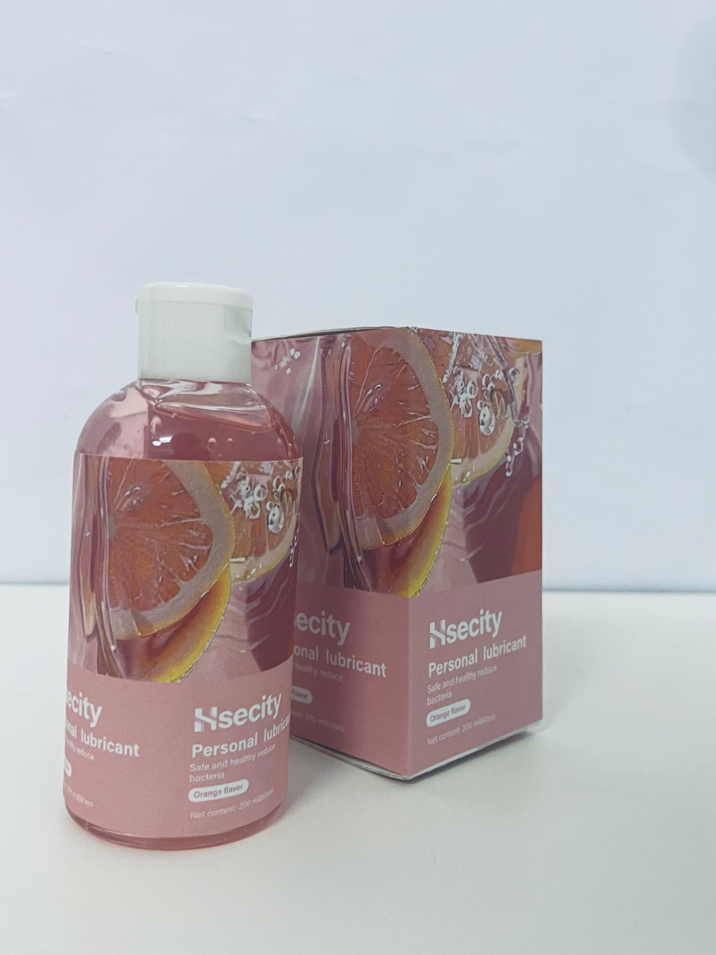Hsecity Orange-Flavored Personal Lubricant Hydrating & Silky Safe & Bacteriostatic A Gentle Aid for Intimate Moments