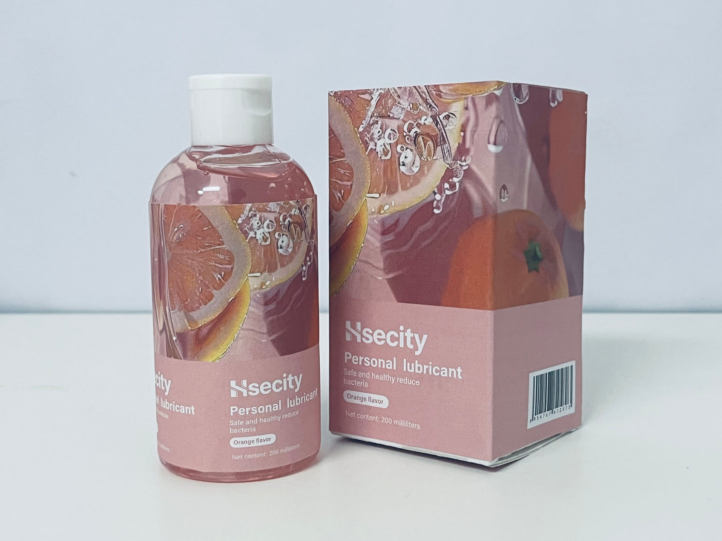 Hsecity Orange-Flavored Personal Lubricant Hydrating & Silky Safe & Bacteriostatic A Gentle Aid for Intimate Moments