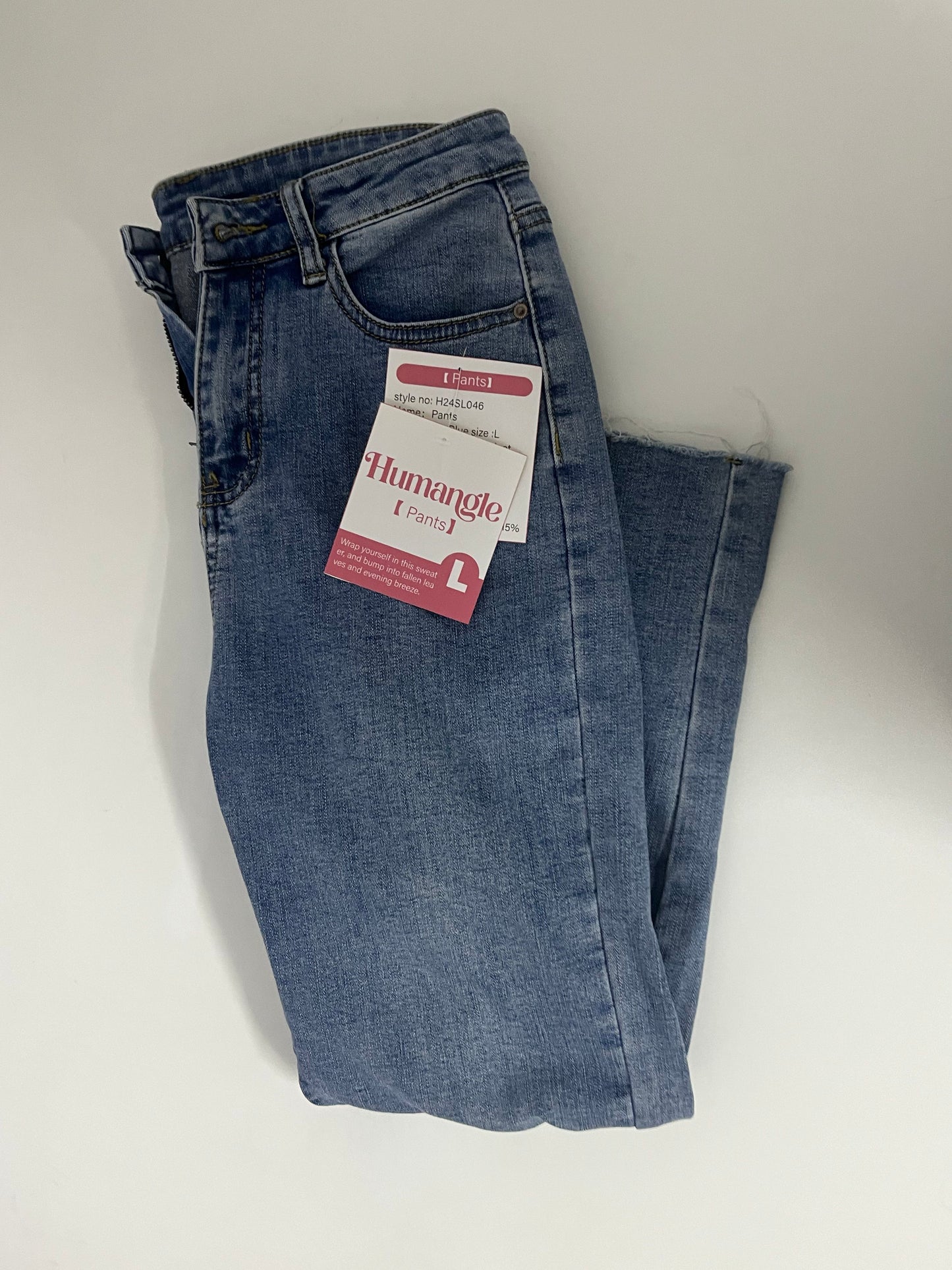 【Humangle Stretch Slim-Fit Jeans】—— Timeless Comfort for Everyday Style