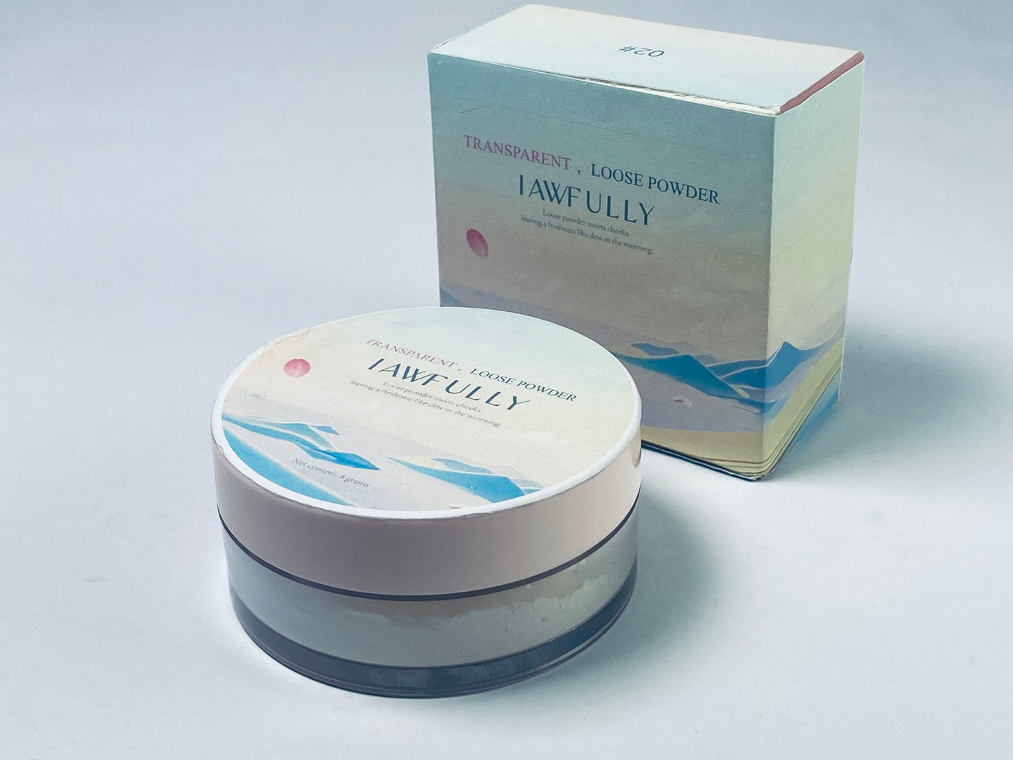 IAWFULLY Translucent Powder Setting Powder, Lightweight & Blurring, Oil-control, Long Lasting, Matte Loose Setting Powder, Talc-free Baking Powder Makeup, For Fair to Medium Skin Tones, 01 Translucent