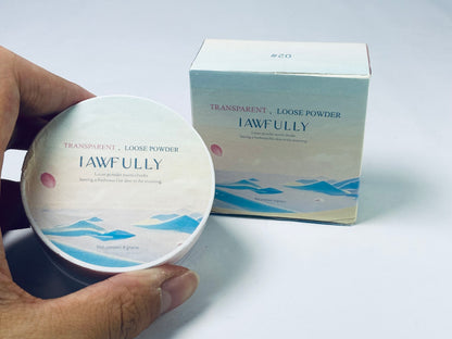 IAWFULLY Translucent Powder Setting Powder, Lightweight & Blurring, Oil-control, Long Lasting, Matte Loose Setting Powder, Talc-free Baking Powder Makeup, For Fair to Medium Skin Tones, 01 Translucent