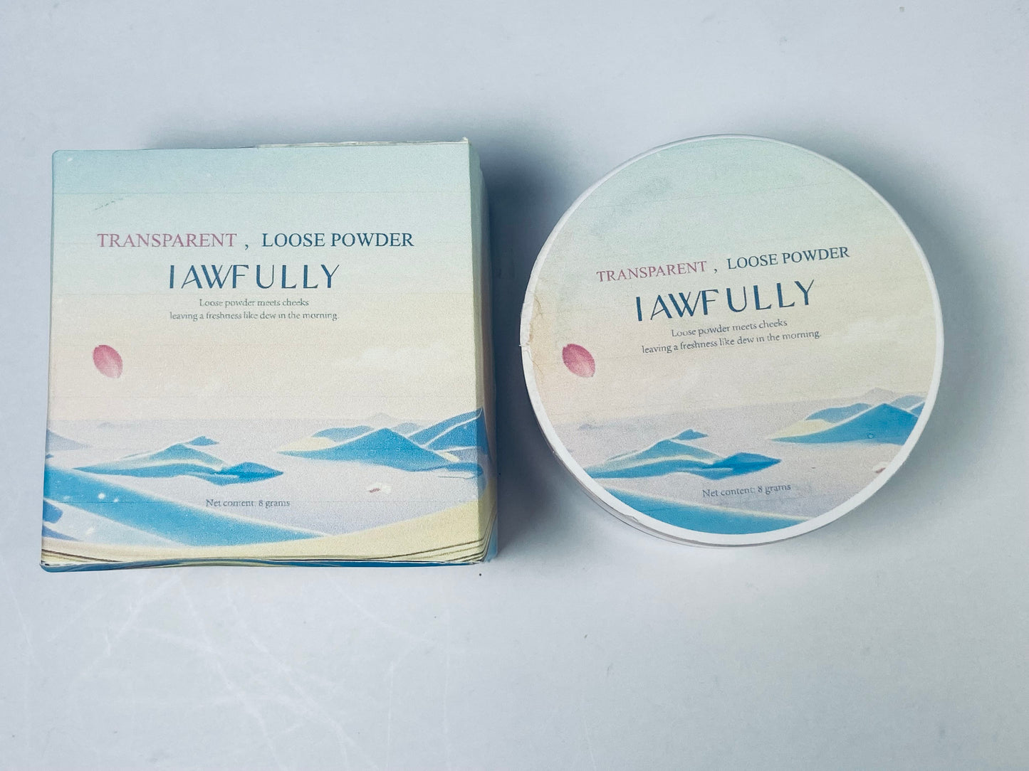 IAWFULLY Translucent Powder Setting Powder, Lightweight & Blurring, Oil-control, Long Lasting, Matte Loose Setting Powder, Talc-free Baking Powder Makeup, For Fair to Medium Skin Tones, 01 Translucent