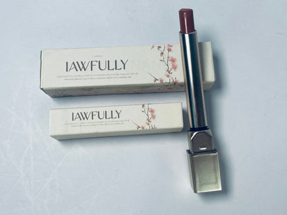 IAWFULLY Matte Lipstick, Lip Makeup Infused with Hyaluronic Acid for up to 16HR Wear, Worth It, 0.06 Oz