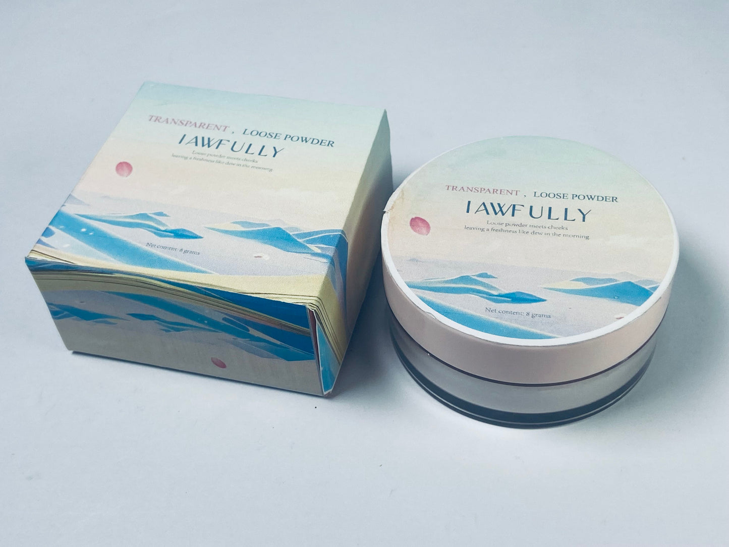 IAWFULLY Translucent Powder Setting Powder, Lightweight & Blurring, Oil-control, Long Lasting, Matte Loose Setting Powder, Talc-free Baking Powder Makeup, For Fair to Medium Skin Tones, 01 Translucent