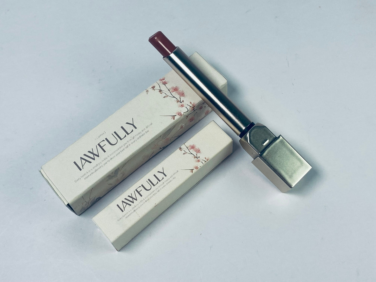 IAWFULLY Matte Lipstick, Lip Makeup Infused with Hyaluronic Acid for up to 16HR Wear, Worth It, 0.06 Oz