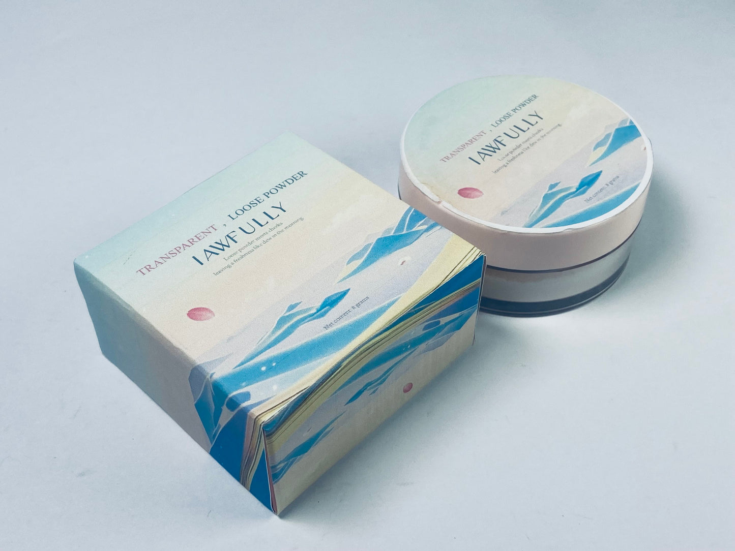 IAWFULLY Translucent Powder Setting Powder, Lightweight & Blurring, Oil-control, Long Lasting, Matte Loose Setting Powder, Talc-free Baking Powder Makeup, For Fair to Medium Skin Tones, 01 Translucent