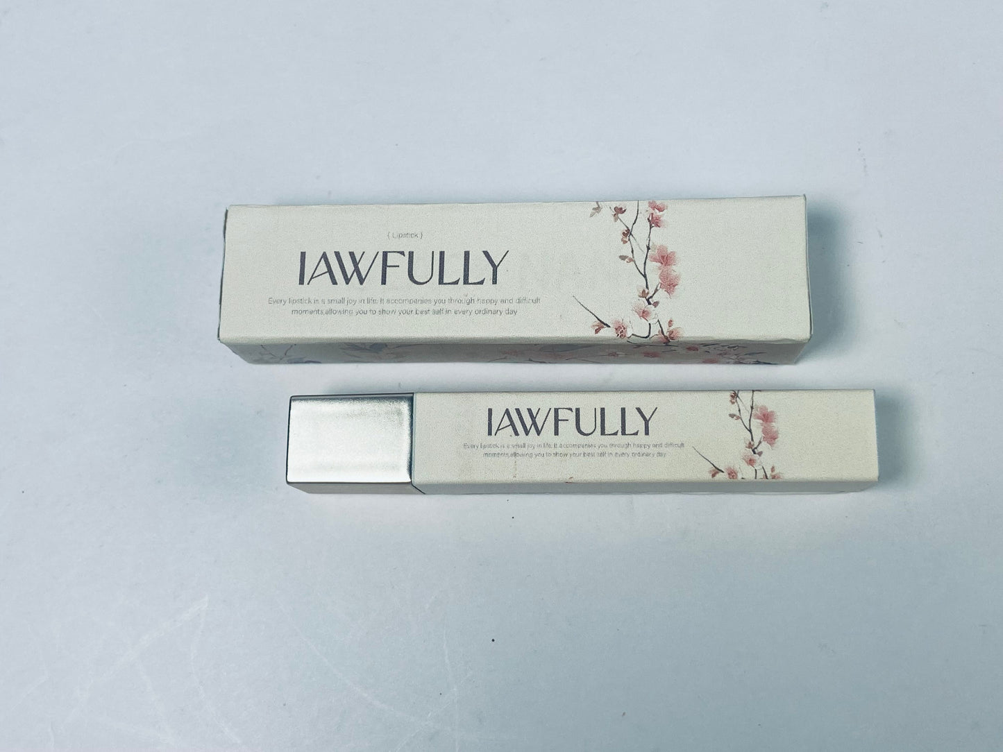 IAWFULLY Matte Lipstick, Lip Makeup Infused with Hyaluronic Acid for up to 16HR Wear, Worth It, 0.06 Oz