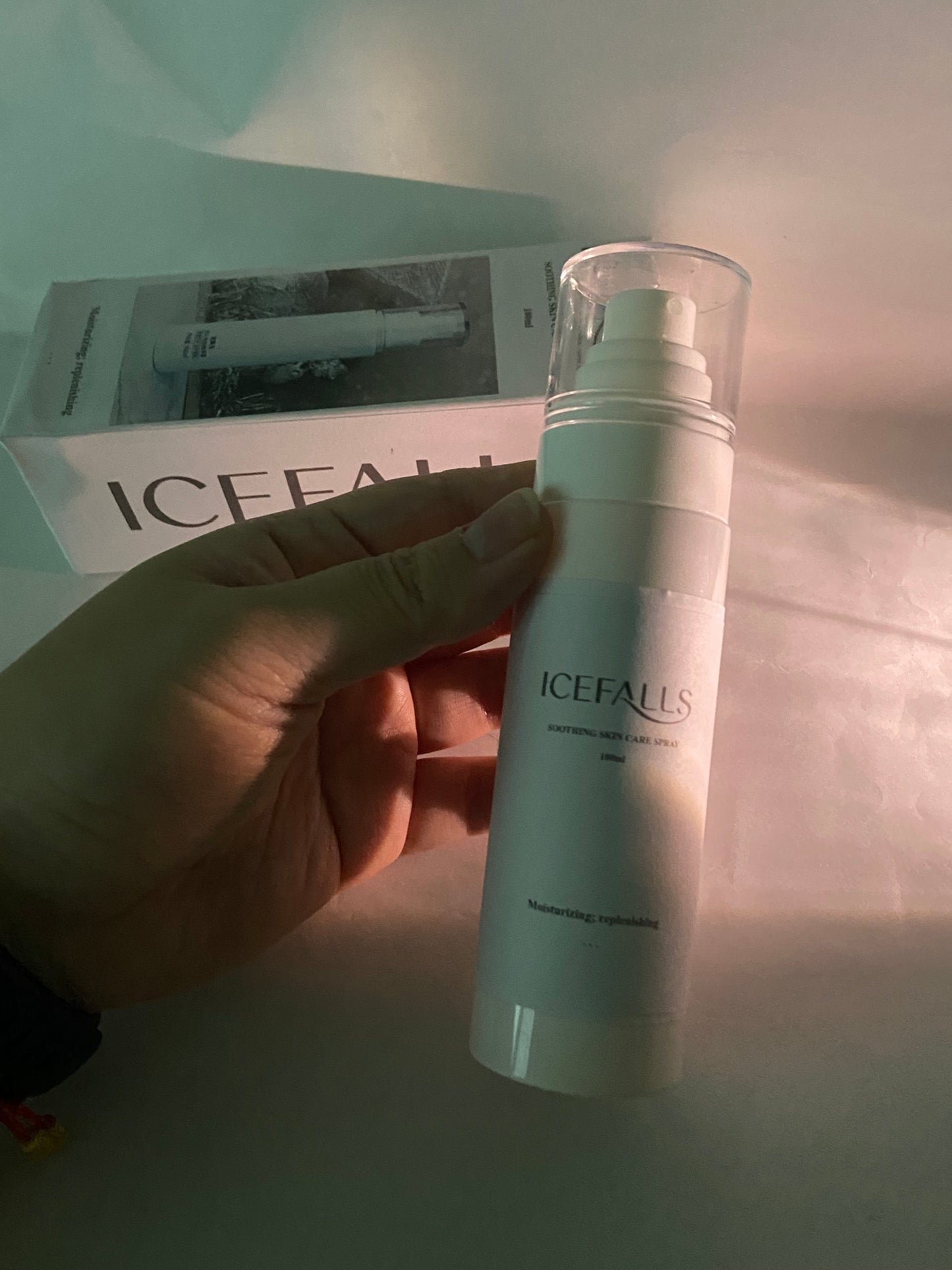 ICEFALLS Body sprays Natural and Organic Body Lotion for Dry Skin, Protects, Nourishes, and Hydrates