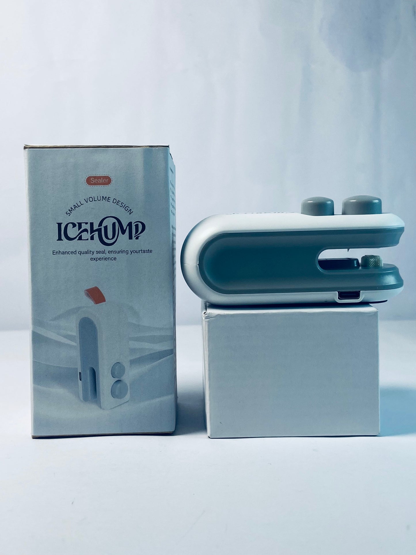ICEHUMP Portable Handheld Mini Heat Sealer Machine for Snack Bags Compact Sealing Device Magnetic Back for Easy Storage for Use