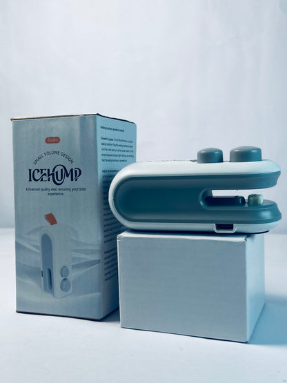 ICEHUMP Portable Handheld Mini Heat Sealer Machine for Snack Bags Compact Sealing Device Magnetic Back for Easy Storage for Use