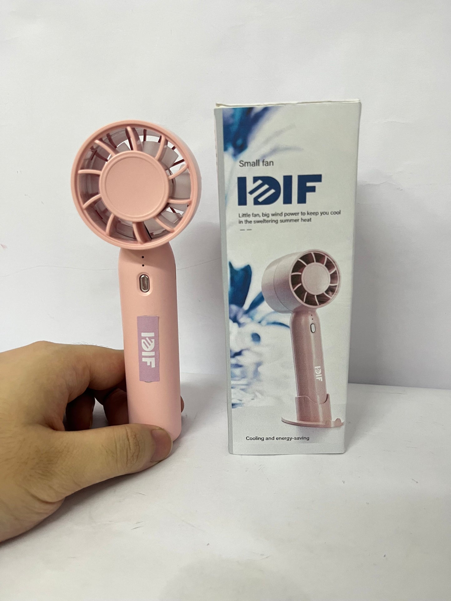 IDIF Electric fans Handheld Small Fan - Mini Size, Strong Wind, Cool Companion for Midsummer