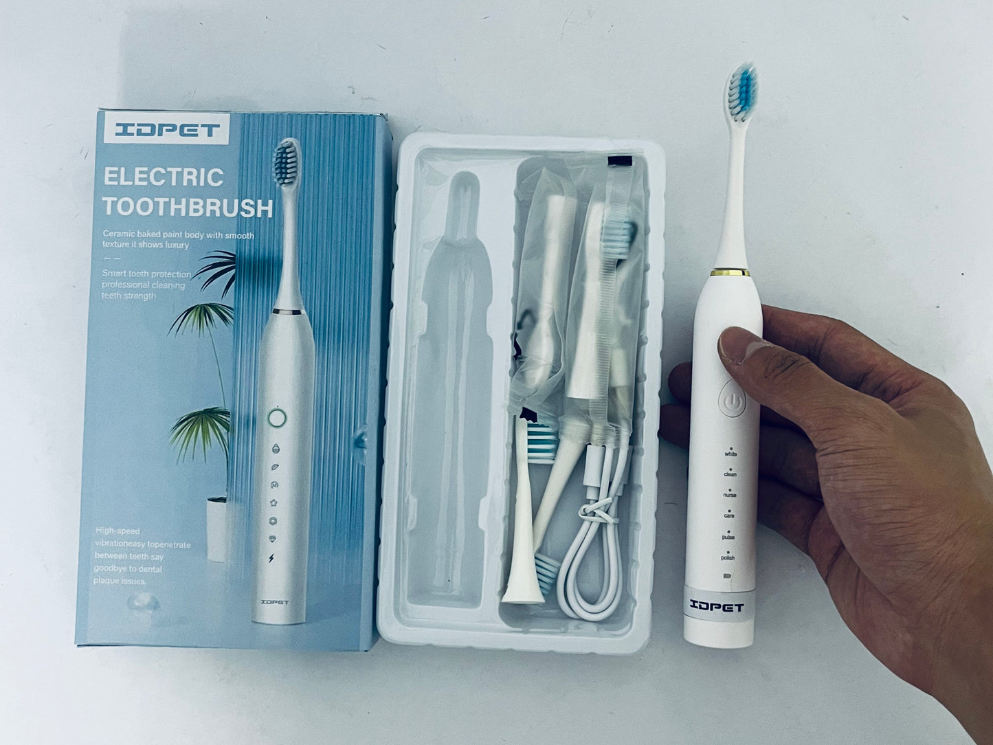 IDPET Electrical toothbrushes - Multi-mode Teeth Cleaning Technology, Start a New Oral Care Experience