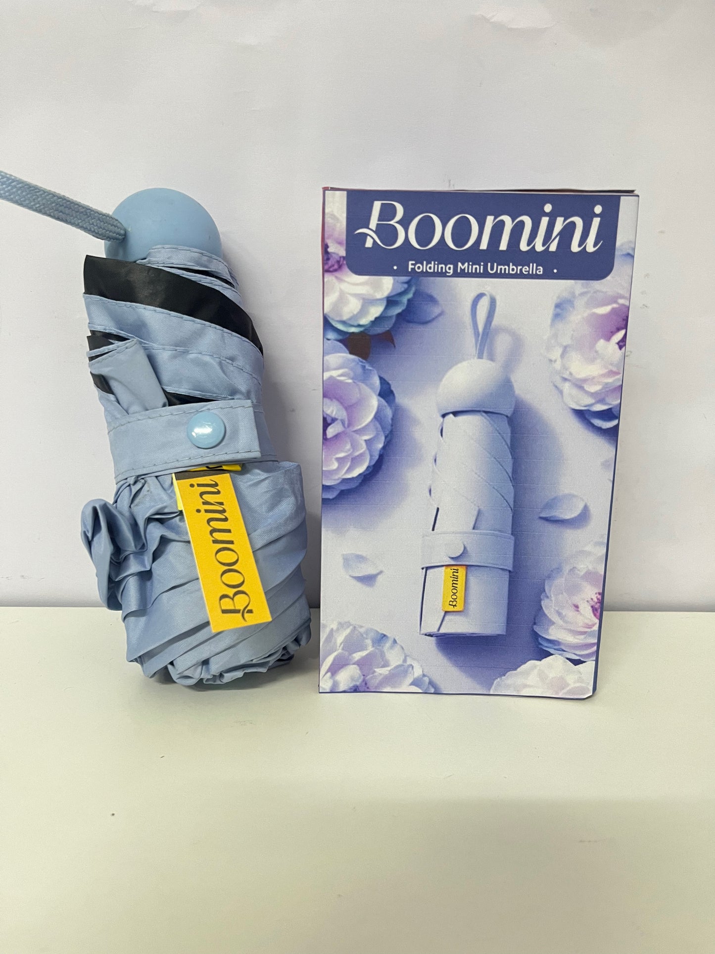 【Boomini Folding Mini Umbrella】—— Ultra-Portable Protection for Rain & Shine