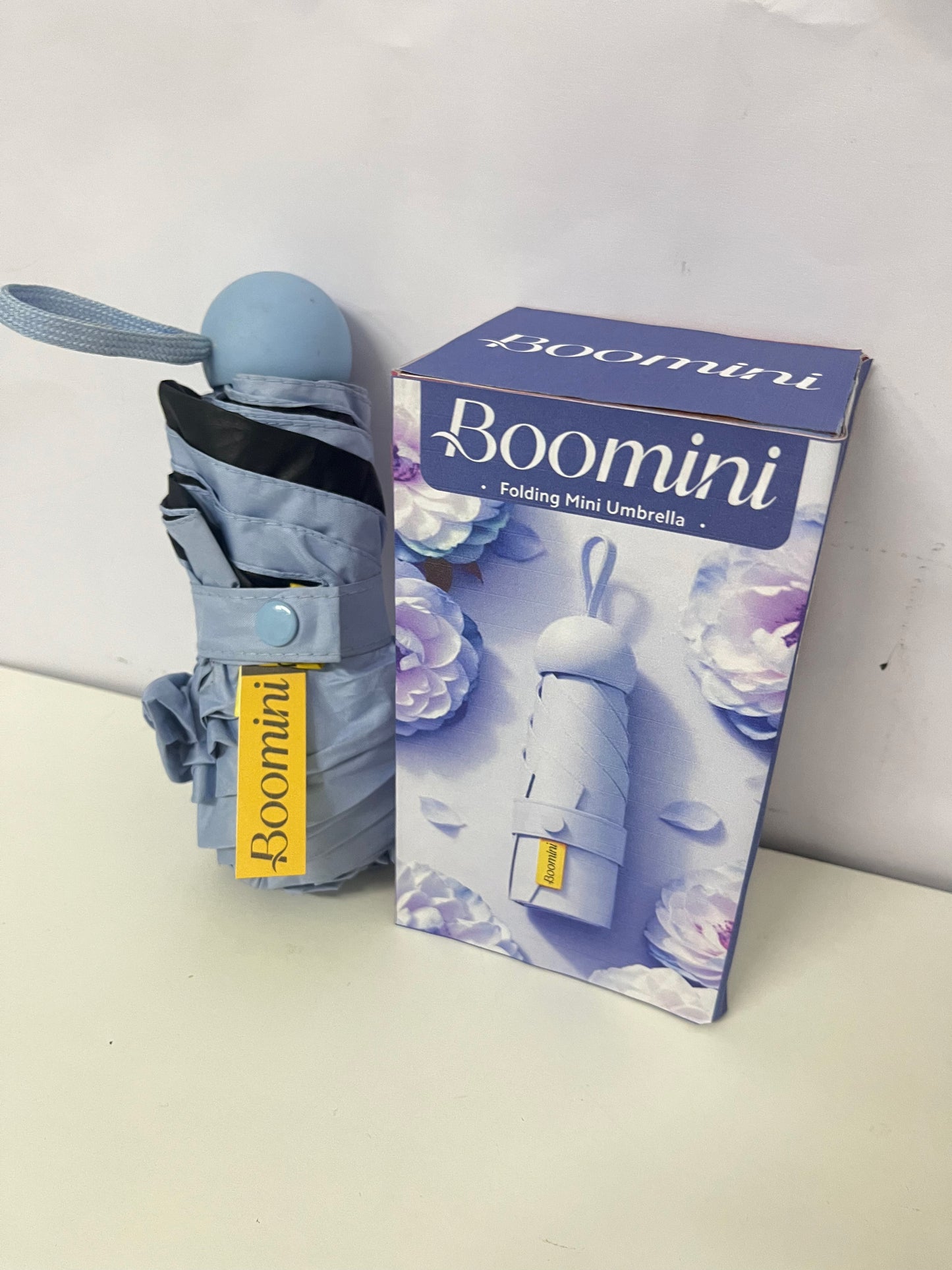 【Boomini Folding Mini Umbrella】—— Ultra-Portable Protection for Rain & Shine