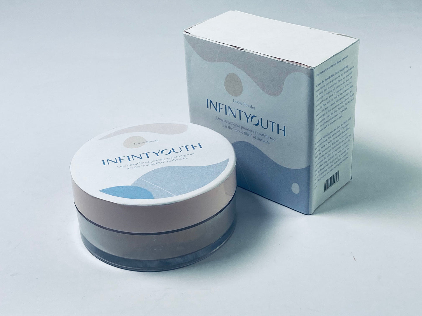 INFINTYOUTH  Loose Face Powder Glitter Setting Powder Matte Finishing Powder Shine,Long-lasting,Lightweight,Sets Foundation Makeup