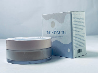 INFINTYOUTH  Loose Face Powder Glitter Setting Powder Matte Finishing Powder Shine,Long-lasting,Lightweight,Sets Foundation Makeup