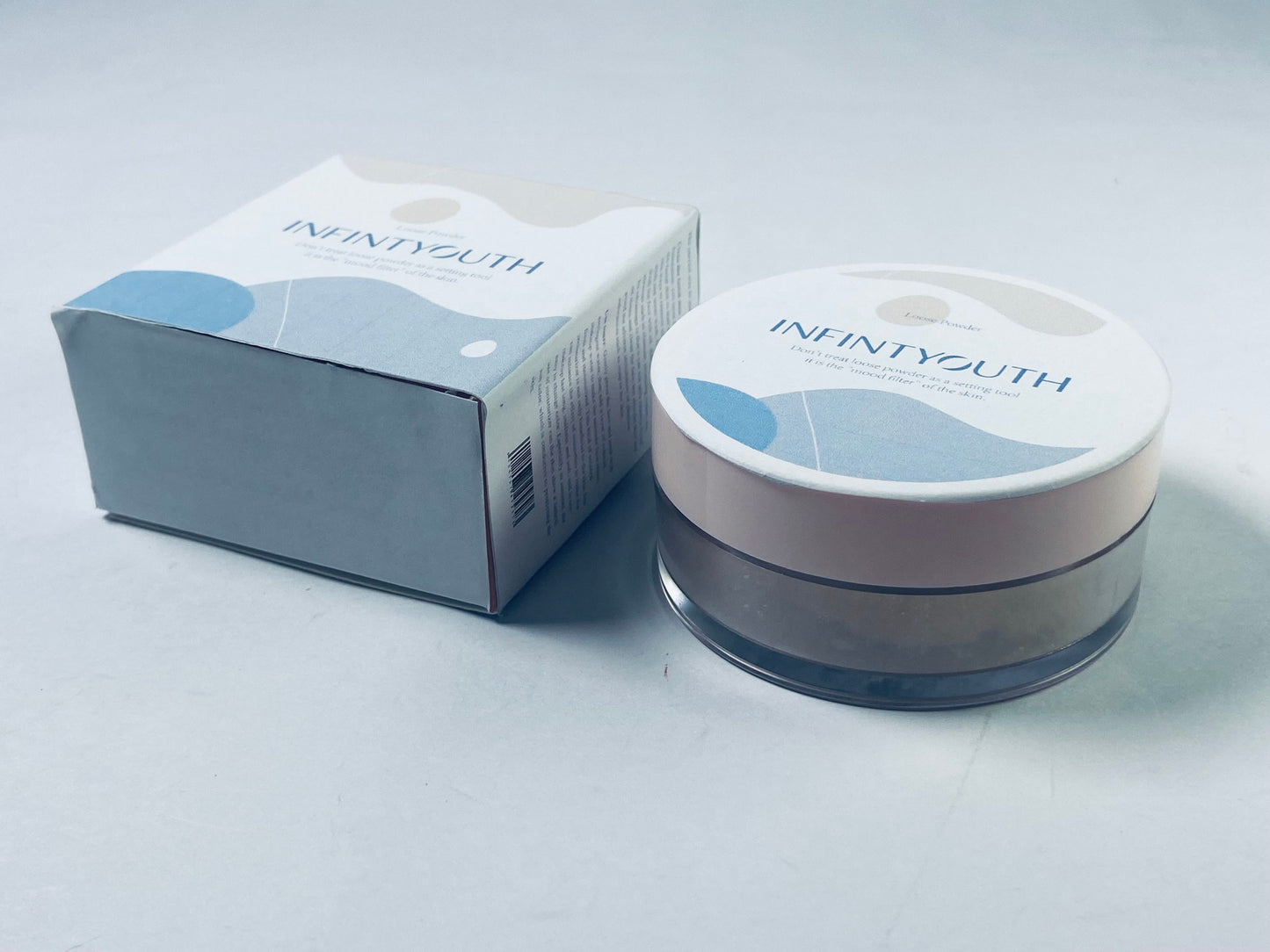 INFINTYOUTH  Loose Face Powder Glitter Setting Powder Matte Finishing Powder Shine,Long-lasting,Lightweight,Sets Foundation Makeup