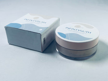 INFINTYOUTH  Loose Face Powder Glitter Setting Powder Matte Finishing Powder Shine,Long-lasting,Lightweight,Sets Foundation Makeup