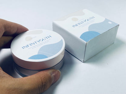 INFINTYOUTH  Loose Face Powder Glitter Setting Powder Matte Finishing Powder Shine,Long-lasting,Lightweight,Sets Foundation Makeup