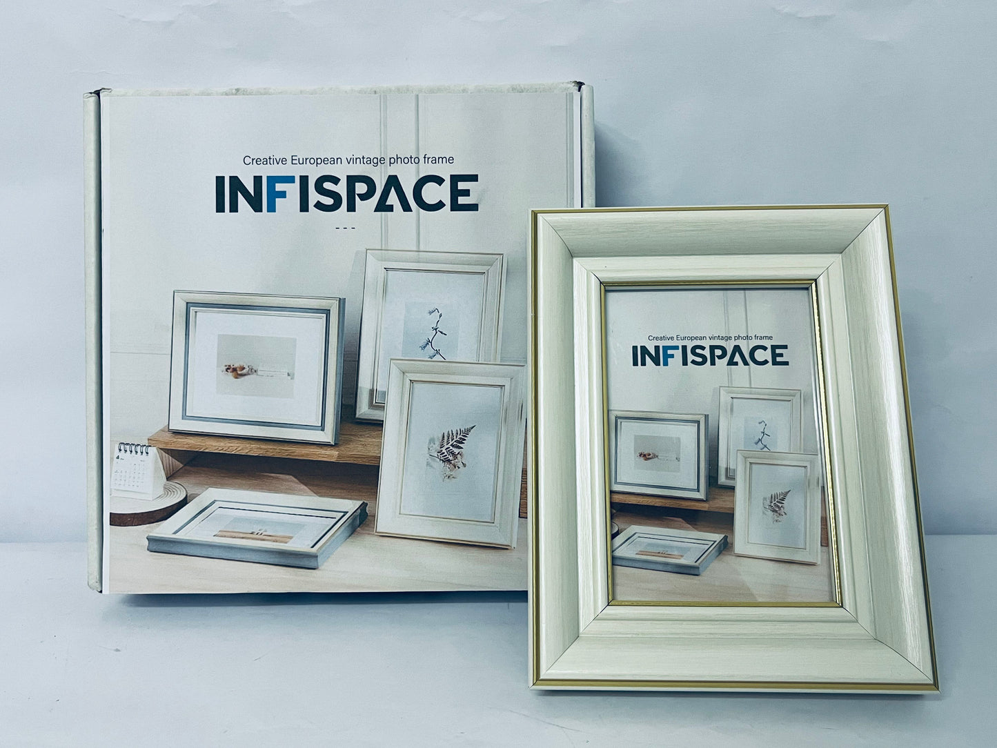 INFISPACE 11x14 Picture Frame with Shatter-Resistant Glass - Use as 8x10 Frame with Mat or Display 11x14 Photo Without Mat - Signature Collection - Picture Frames for Wall Display