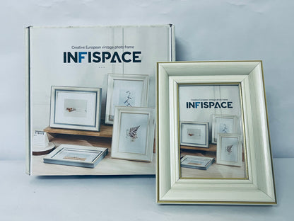 INFISPACE 11x14 Picture Frame with Shatter-Resistant Glass - Use as 8x10 Frame with Mat or Display 11x14 Photo Without Mat - Signature Collection - Picture Frames for Wall Display