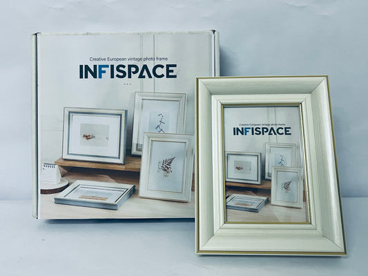 INFISPACE 11x14 Picture Frame with Shatter-Resistant Glass - Use as 8x10 Frame with Mat or Display 11x14 Photo Without Mat - Signature Collection - Picture Frames for Wall Display