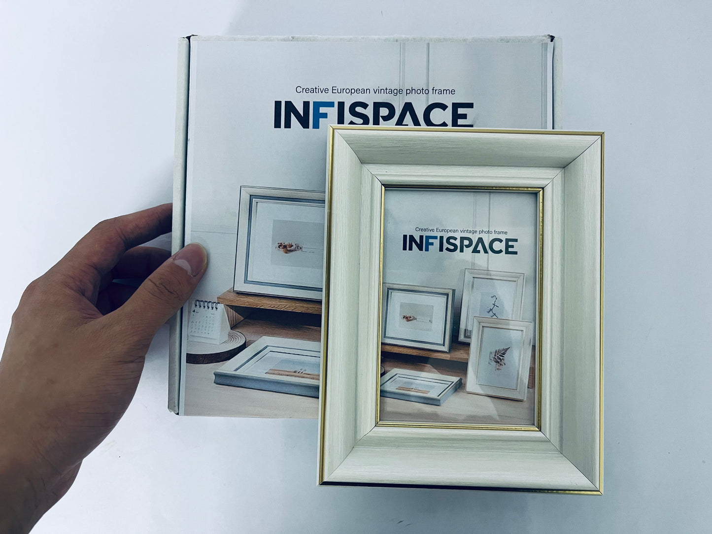 INFISPACE 11x14 Picture Frame with Shatter-Resistant Glass - Use as 8x10 Frame with Mat or Display 11x14 Photo Without Mat - Signature Collection - Picture Frames for Wall Display