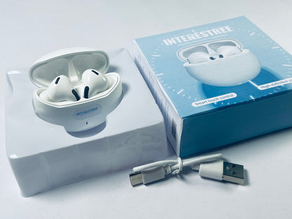 INTERESTREE Bluetooth Earphones – Wireless Earbuds with Bluetooth 5.3, IPX5 Waterproof, Ultra-Lightweight Design (3.5g) (White)