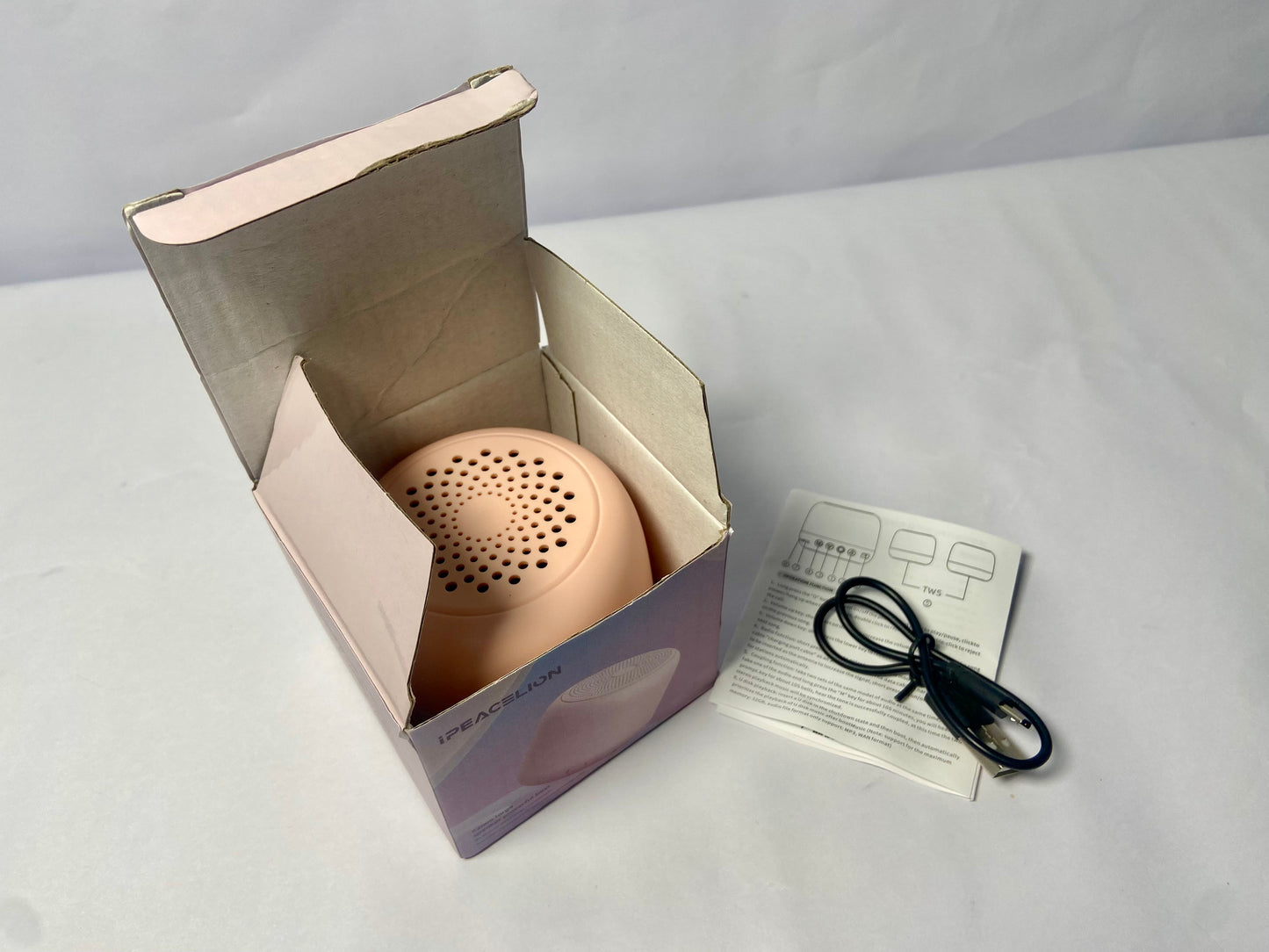 IPEACELION Wireless BT Bone Conduction Speaker, Portable Sound Box, Waterproof, Creative Portable Speaker Mini Size Music Player for Home Outdoor Travel