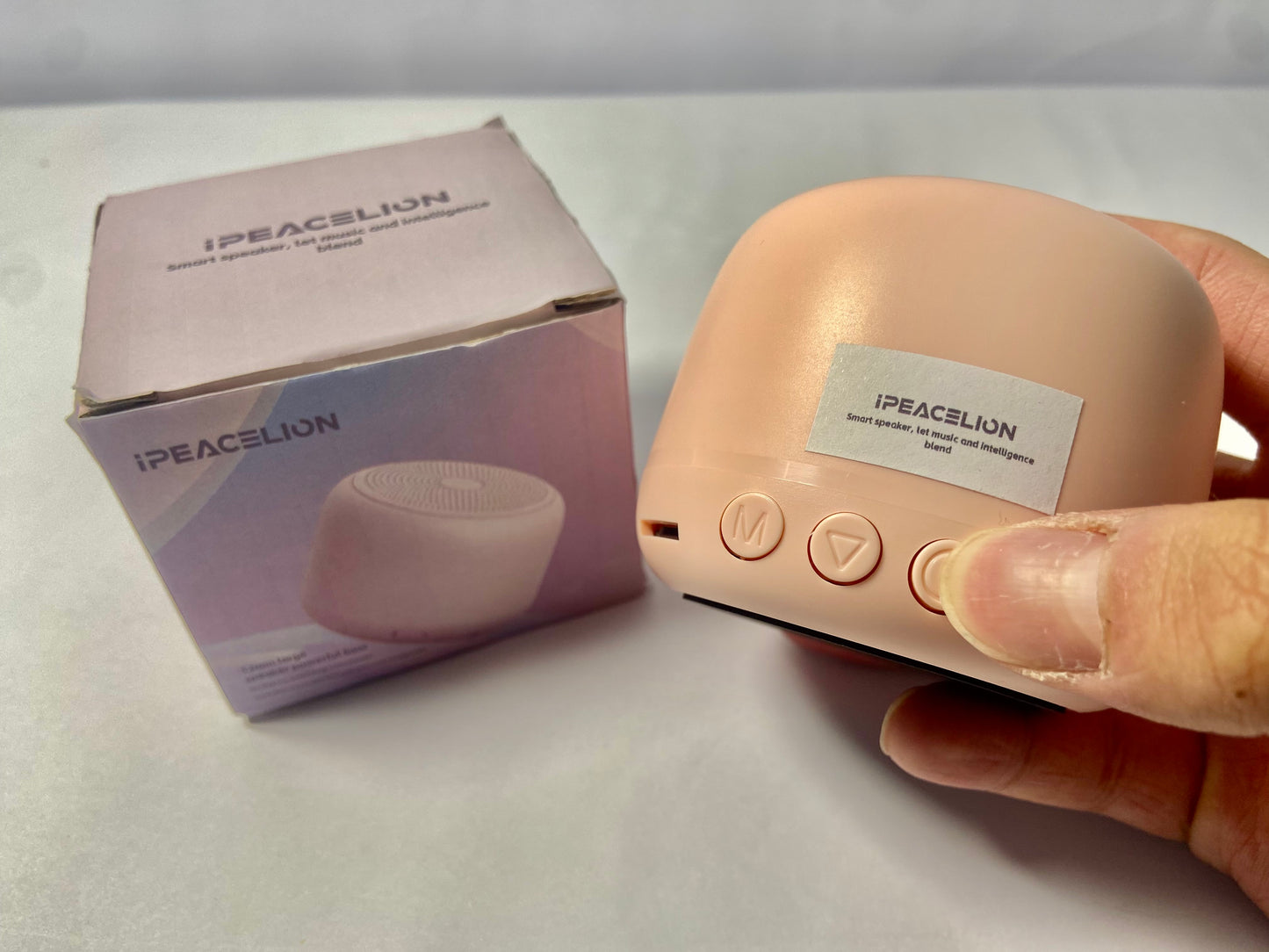 IPEACELION Wireless BT Bone Conduction Speaker, Portable Sound Box, Waterproof, Creative Portable Speaker Mini Size Music Player for Home Outdoor Travel
