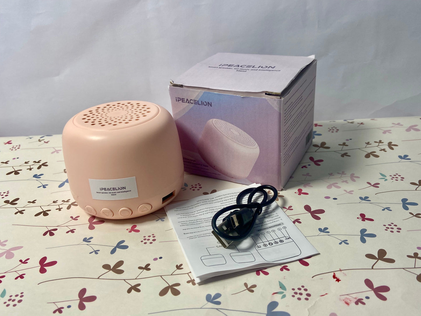 IPEACELION Wireless BT Bone Conduction Speaker, Portable Sound Box, Waterproof, Creative Portable Speaker Mini Size Music Player for Home Outdoor Travel