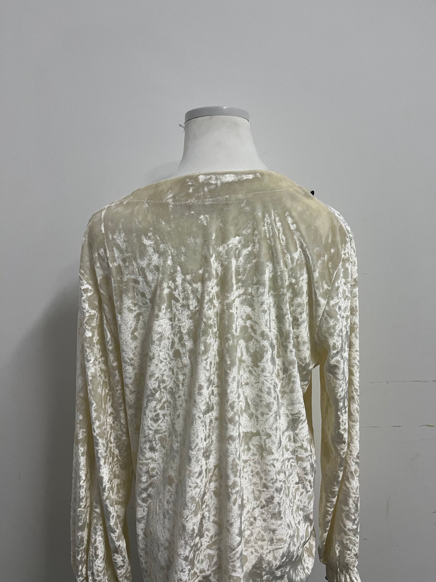 IQFREE Coats Light Yellow Velvet Lace Blouse Retro & Sweet Atmosphere Outfit Item