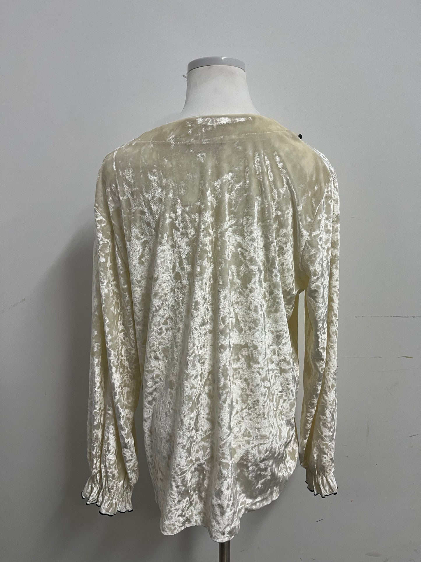 IQFREE Coats Light Yellow Velvet Lace Blouse Retro & Sweet Atmosphere Outfit Item