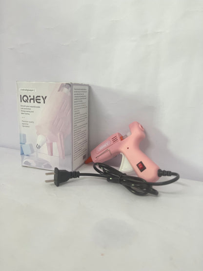 IQHEY Hot melt glue guns, Mini Hot Glue Gun Kit with 30 Glue Sticks, Fast Preheating Hot Melt for School Crafts DIY Arts and Quick Home Repairs, 20w