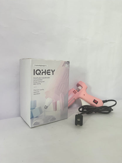 IQHEY Hot melt glue guns, Mini Hot Glue Gun Kit with 30 Glue Sticks, Fast Preheating Hot Melt for School Crafts DIY Arts and Quick Home Repairs, 20w