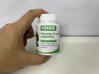 IQHSE Vitamin C Soft Capsules 150mg/capsule × 30 Capsules Gentle & Easy to Absorb A Thoughtful Item for Daily Nutritional Support