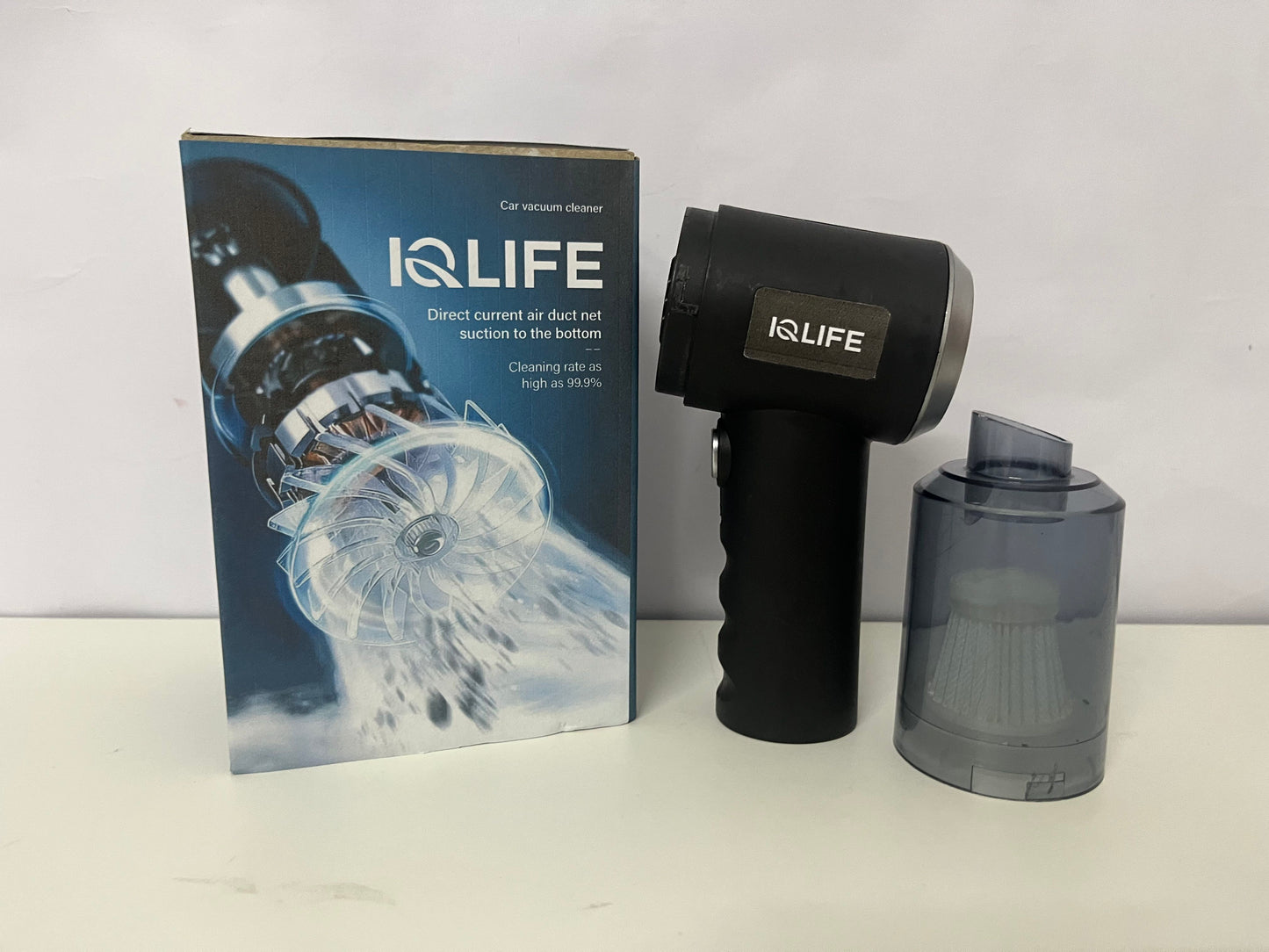 IQLIFE Car Handheld Vacuum Cleaner Direct Current Air Duct Strong Suction A Portable & Efficient Tool for Car Interior Cleaning