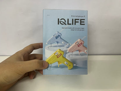 IQLIFE Hot Melt Glue Gun Ergonomic Handle Design A Practical Bonding Tool for DIY Crafts