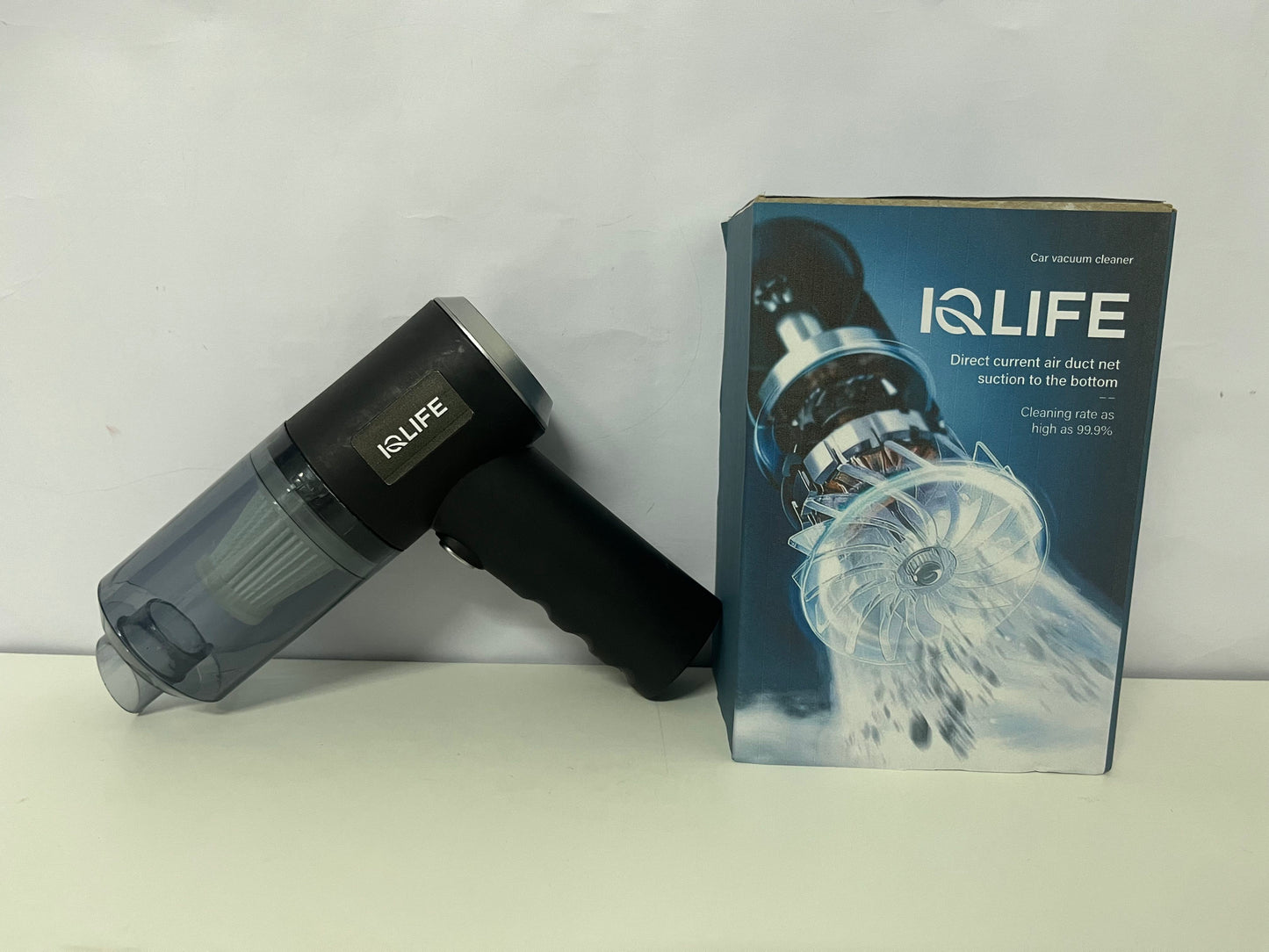 IQLIFE Car Handheld Vacuum Cleaner Direct Current Air Duct Strong Suction A Portable & Efficient Tool for Car Interior Cleaning