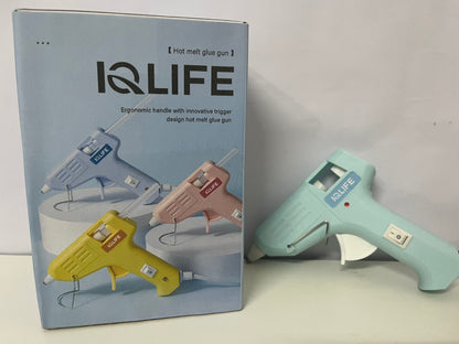 IQLIFE Hot Melt Glue Gun Ergonomic Handle Design A Practical Bonding Tool for DIY Crafts